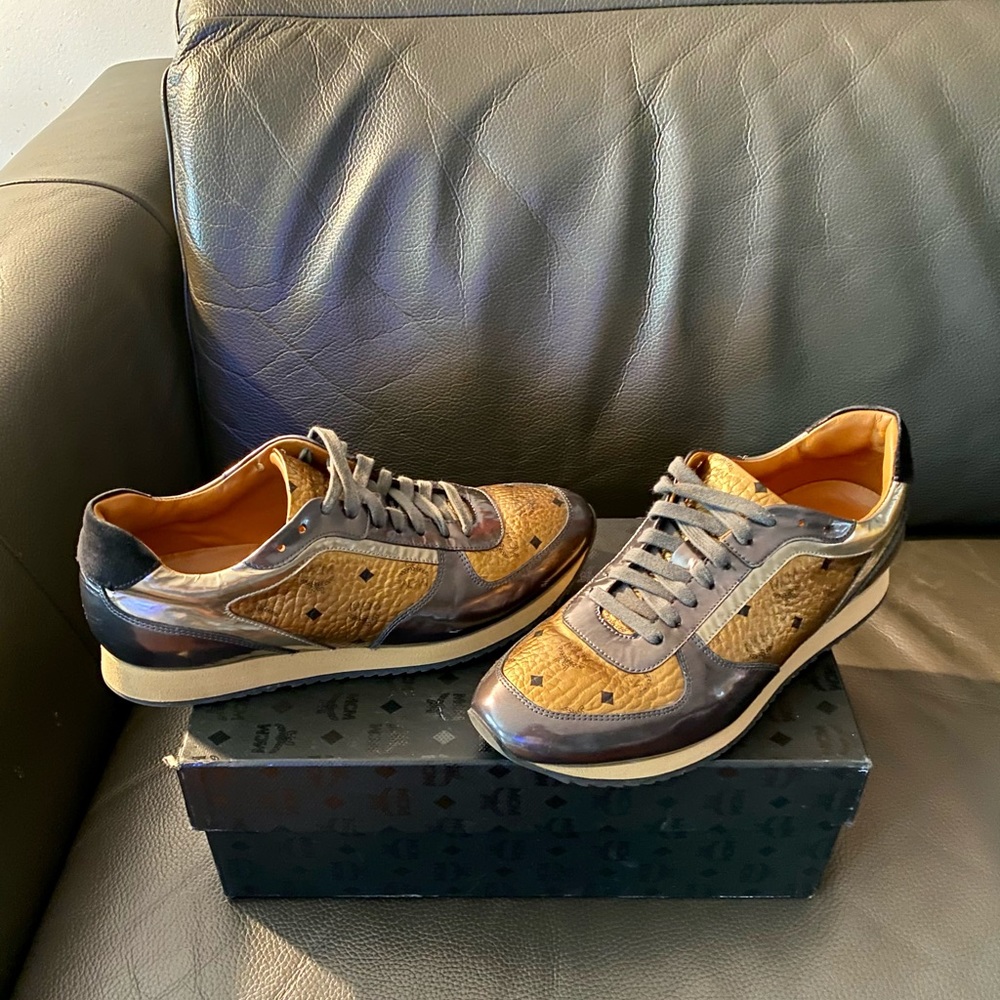 MCM men’s classic sneaker size 10 (43) Authentic